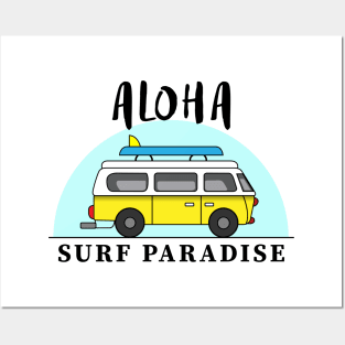 Aloha Surf Paradise Posters and Art